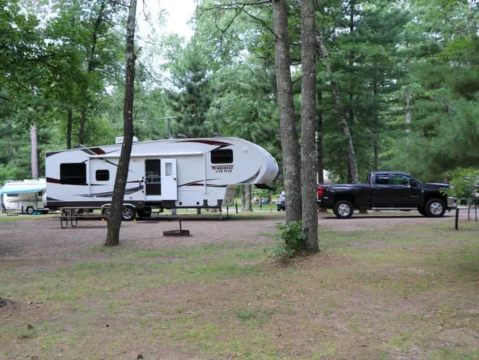 Cross Lake Recreation Area campground in Minnesota