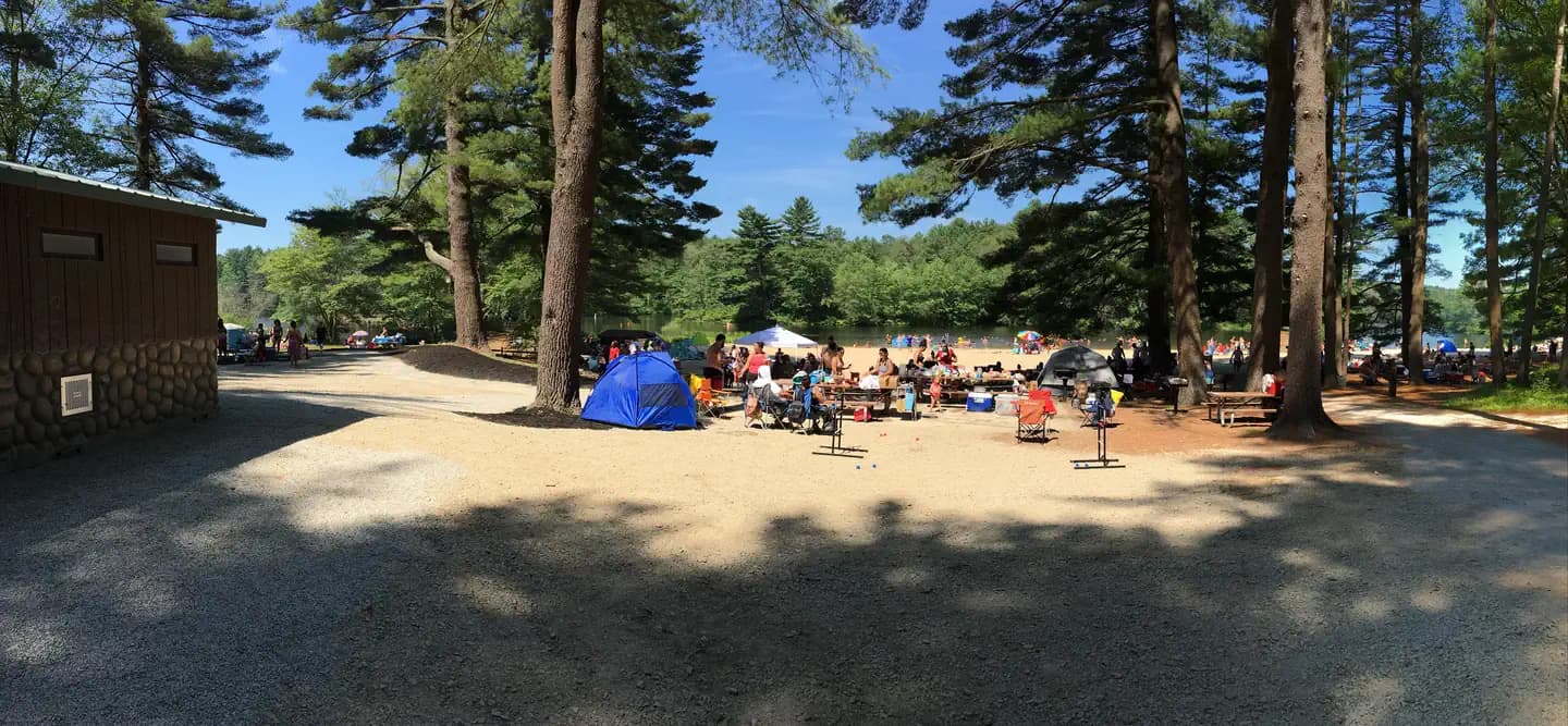 Buffumville Lake (Group Shelter) campground in Massachusetts
