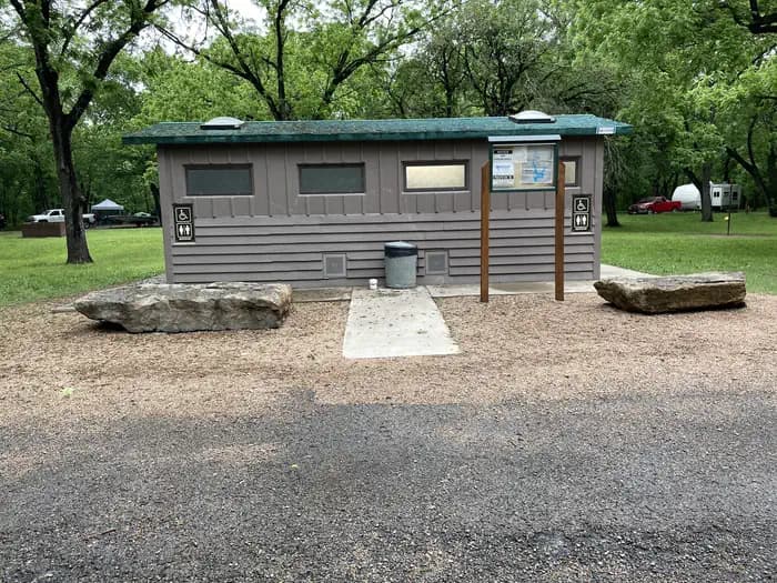 Sandy Park campground in Oklahoma