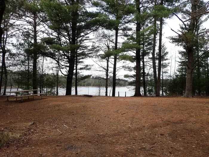 Emily Lake Recreation Area campground in Wisconsin