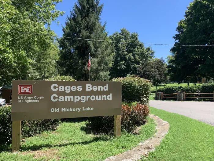 CAGES BEND campground in Tennessee
