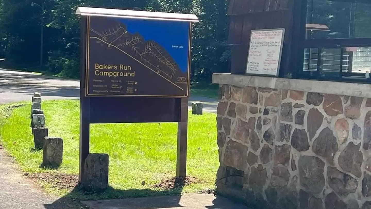 Bakers Run Campground in West Virginia