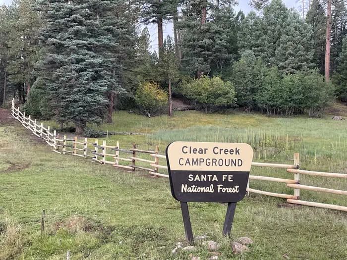 Clear Creek Group Campground (NM) campground in New Mexico
