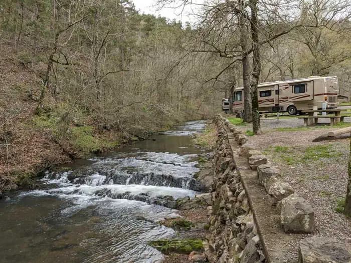Gulpha Gorge Campground in Arkansas