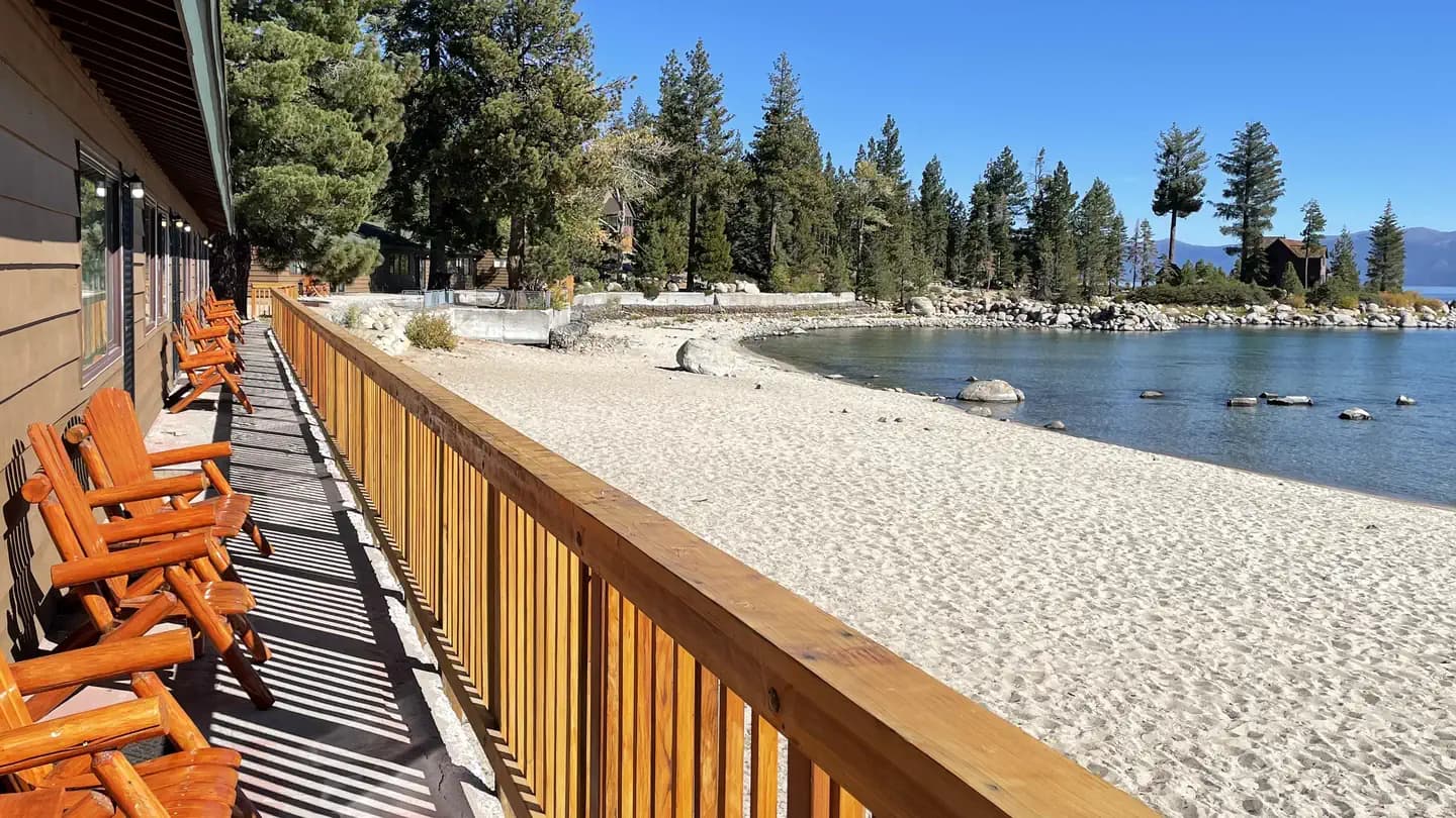 Meeks Bay Resort campground in California
