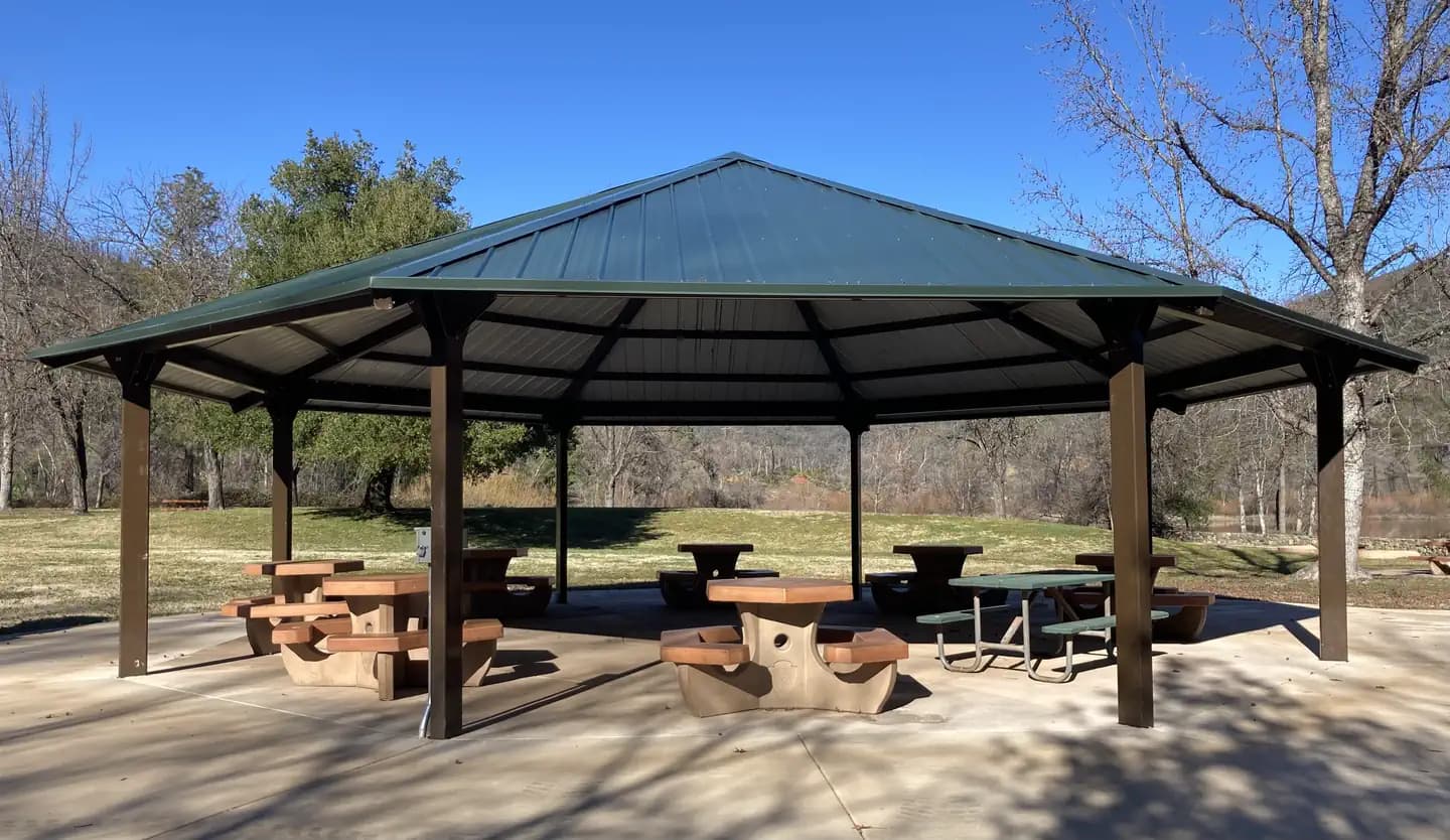 Carr Powerhouse Picnic Shelter in California