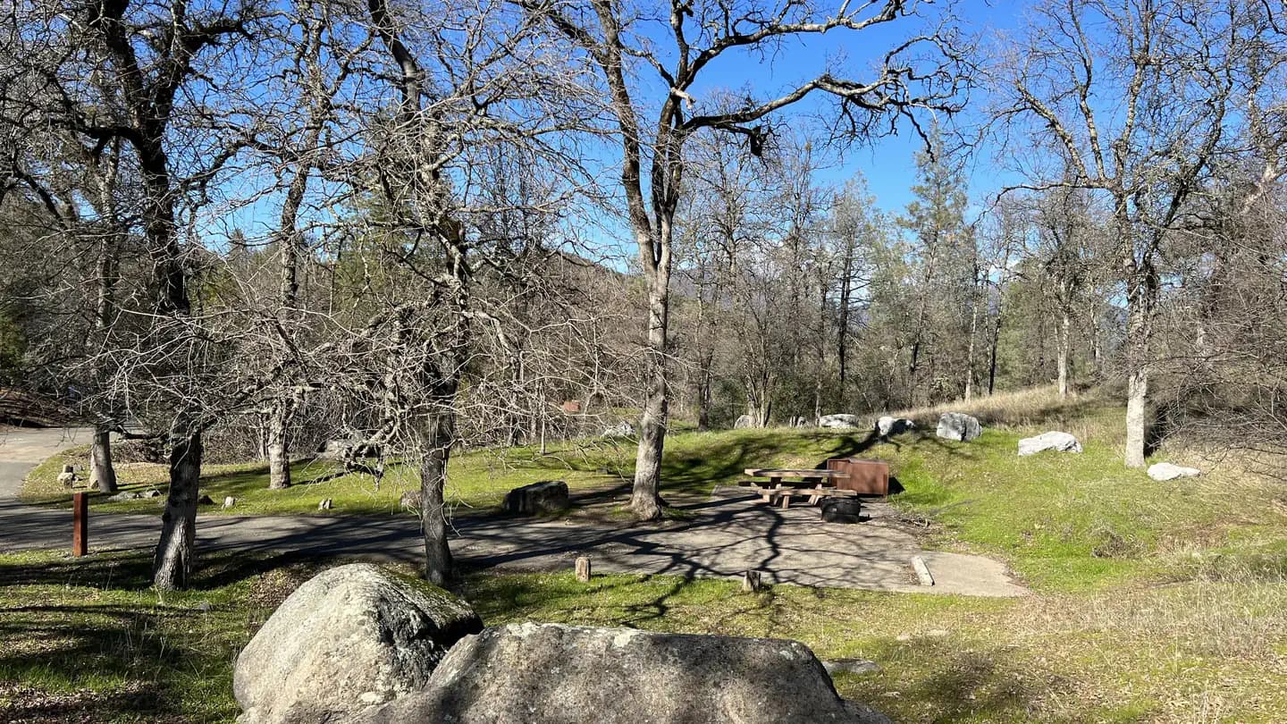Lower Jones Valley (CA) campground in US