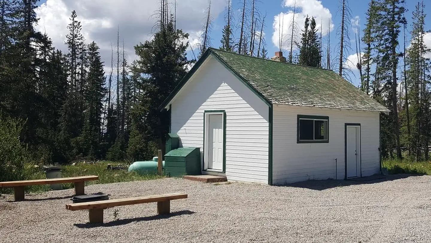 Mt Terrill Guard Station campground in Utah