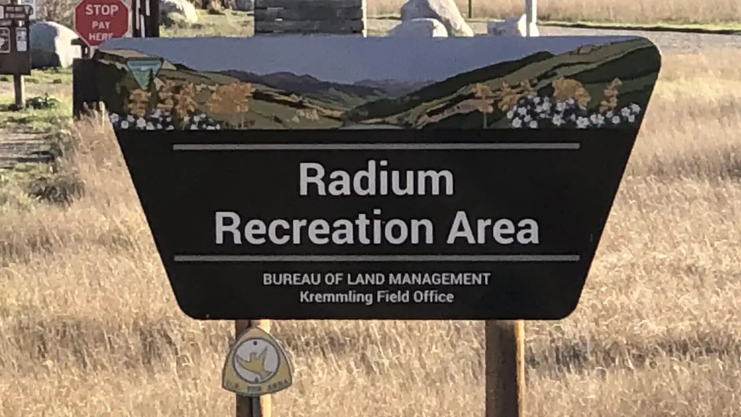 Radium Recreation Area campground in Colorado