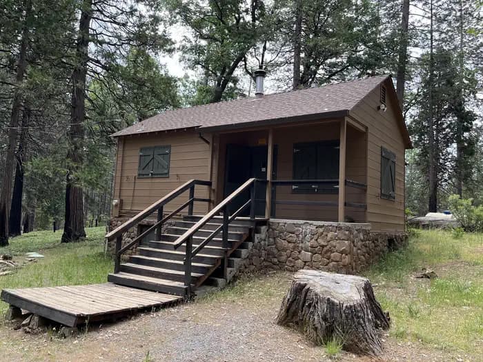 SLY GUARD CABIN campground in California
