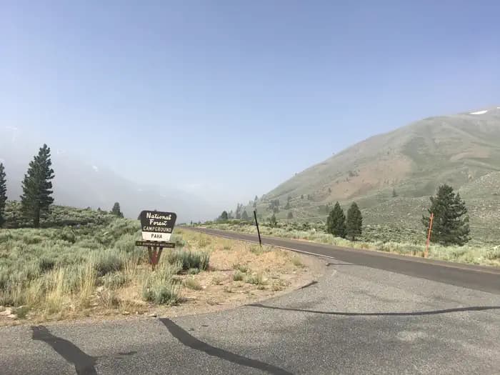 PAHA campground in California