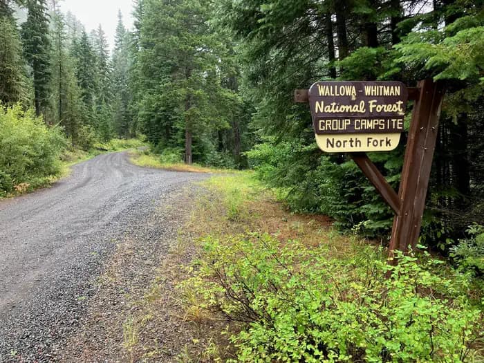 North Fork Catherine Creek Group Campground in Oregon