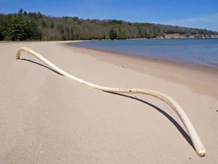 Grand Island National Recreation Area campground in Michigan