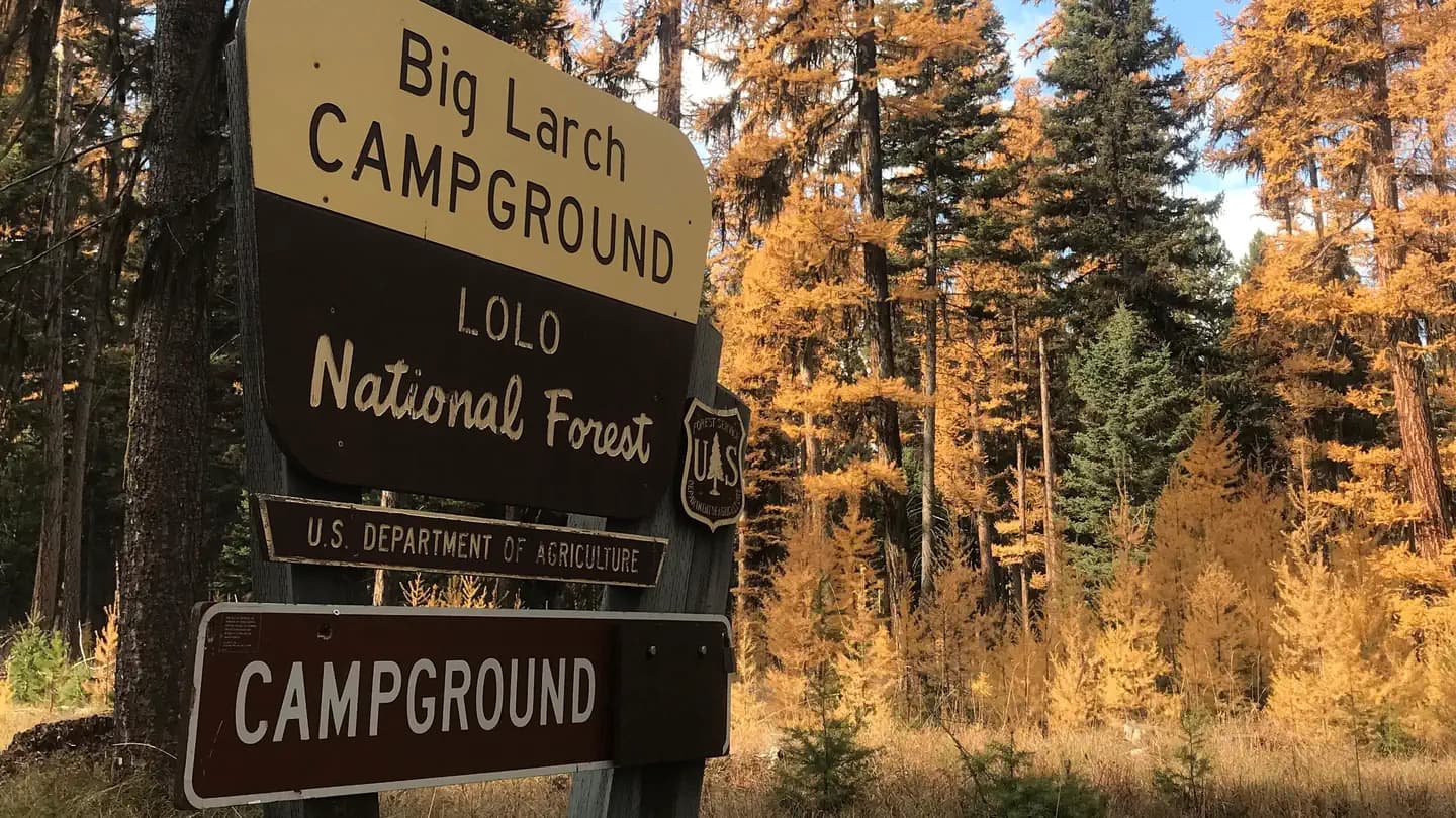 BIG LARCH CAMPGROUND campground in Montana