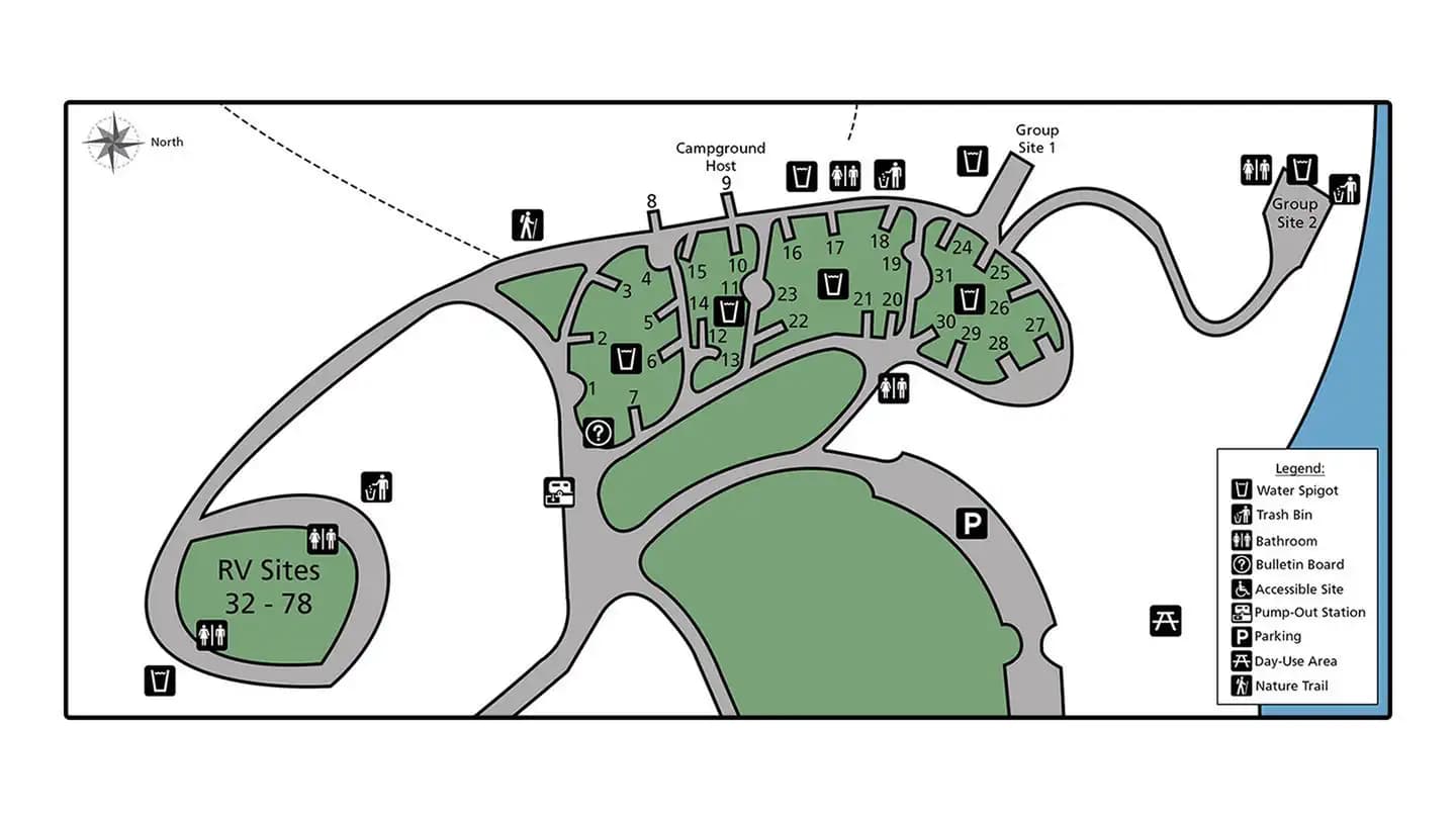 SPRING CANYON campground in Washington