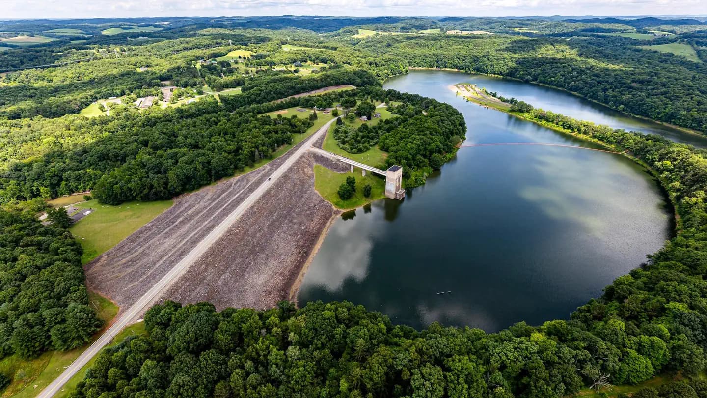 Crooked Creek Lake campground in Pennsylvania