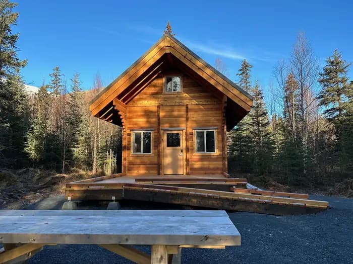 Trail River Cabin in Alaska