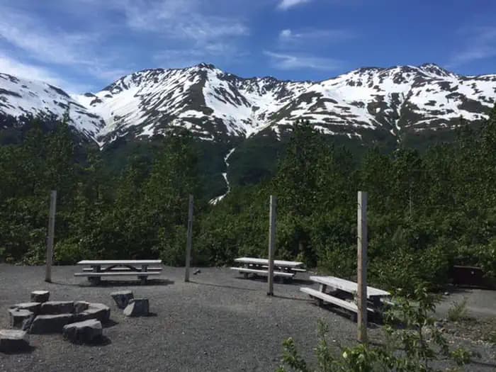 Spencer Glacier Whistle Stop Group Campground campground in Alaska