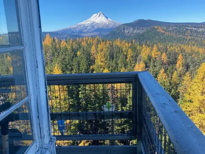 Flag Point Lookout campground in Oregon