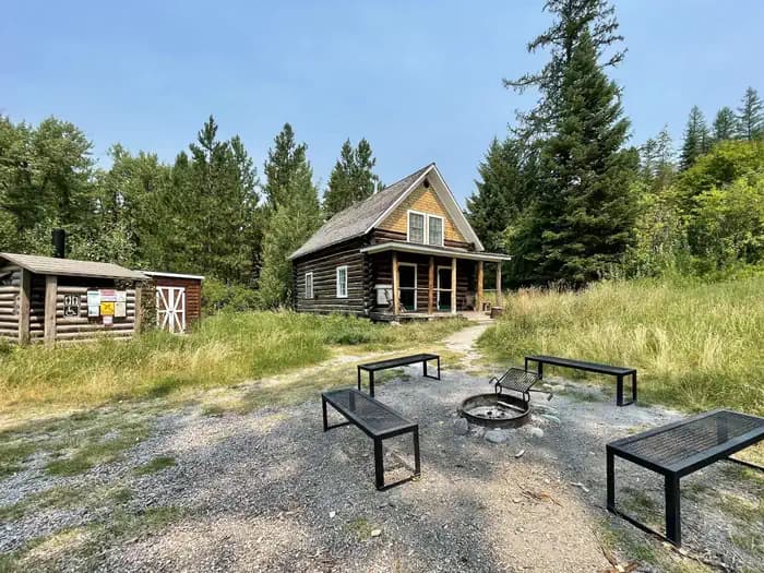 SWAN GUARD STATION campground in Montana