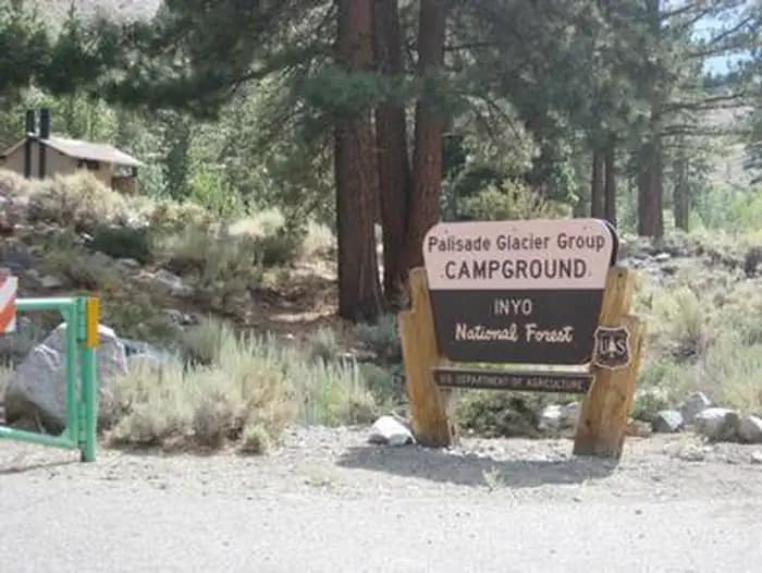 BIG PINE CANYON campground in California