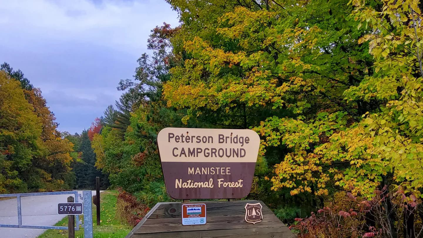 PETERSON BRIDGE campground in Michigan