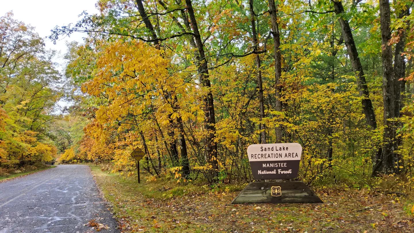 SAND LAKE CAMPGROUND campground in Michigan