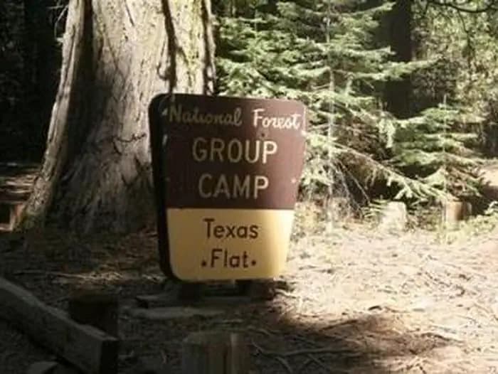 TEXAS FLATS campground in California