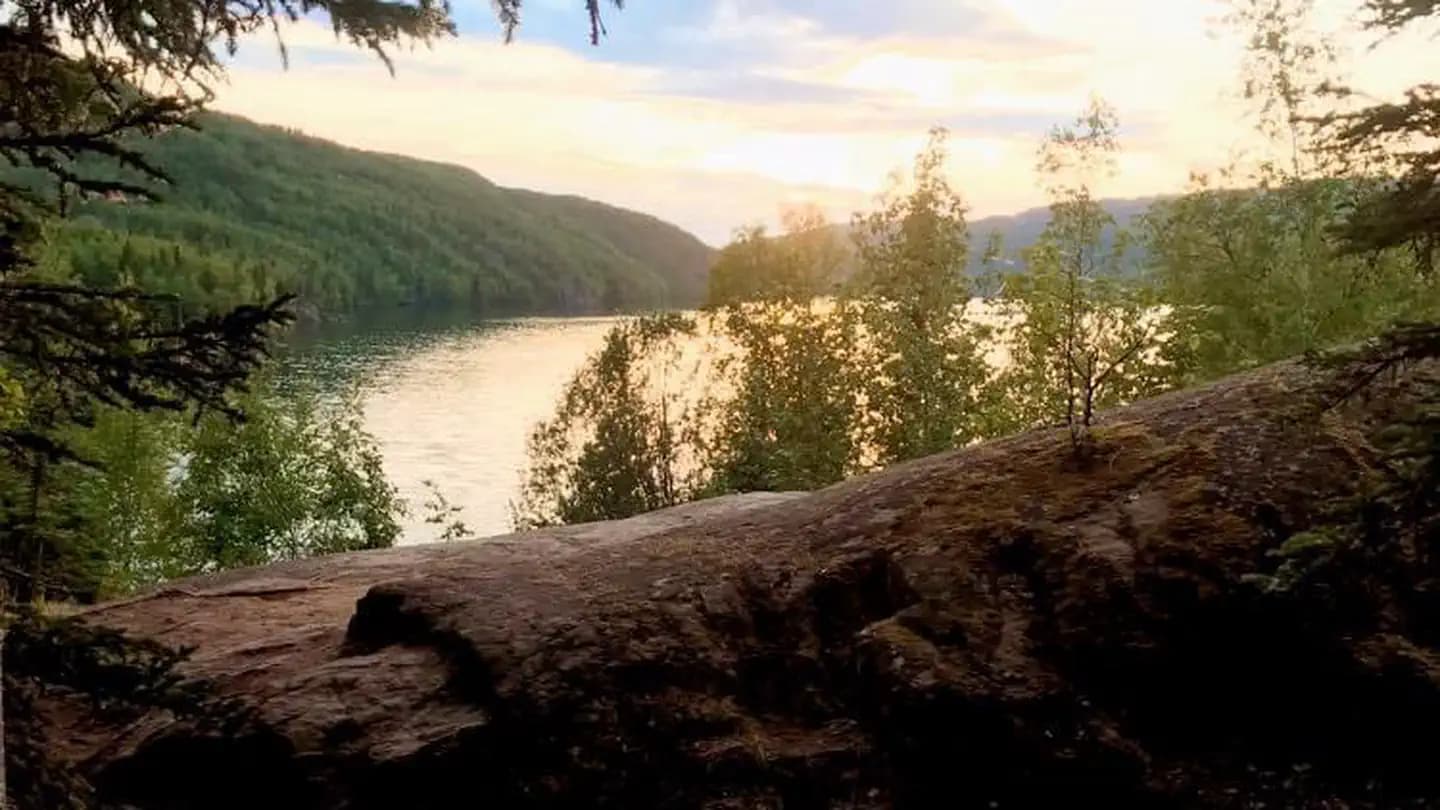 Hidden Lake Campground in Alaska