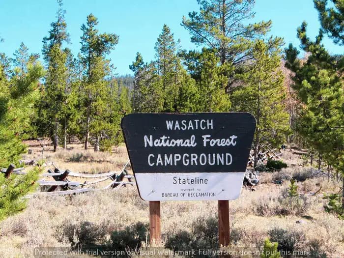 Stateline Campground Long Term campground in Utah