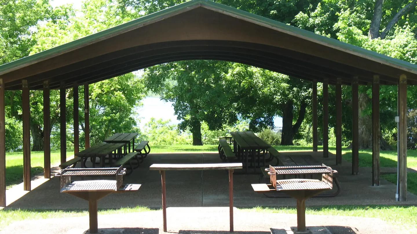 The Narrows Picnic Shelter in Kentucky