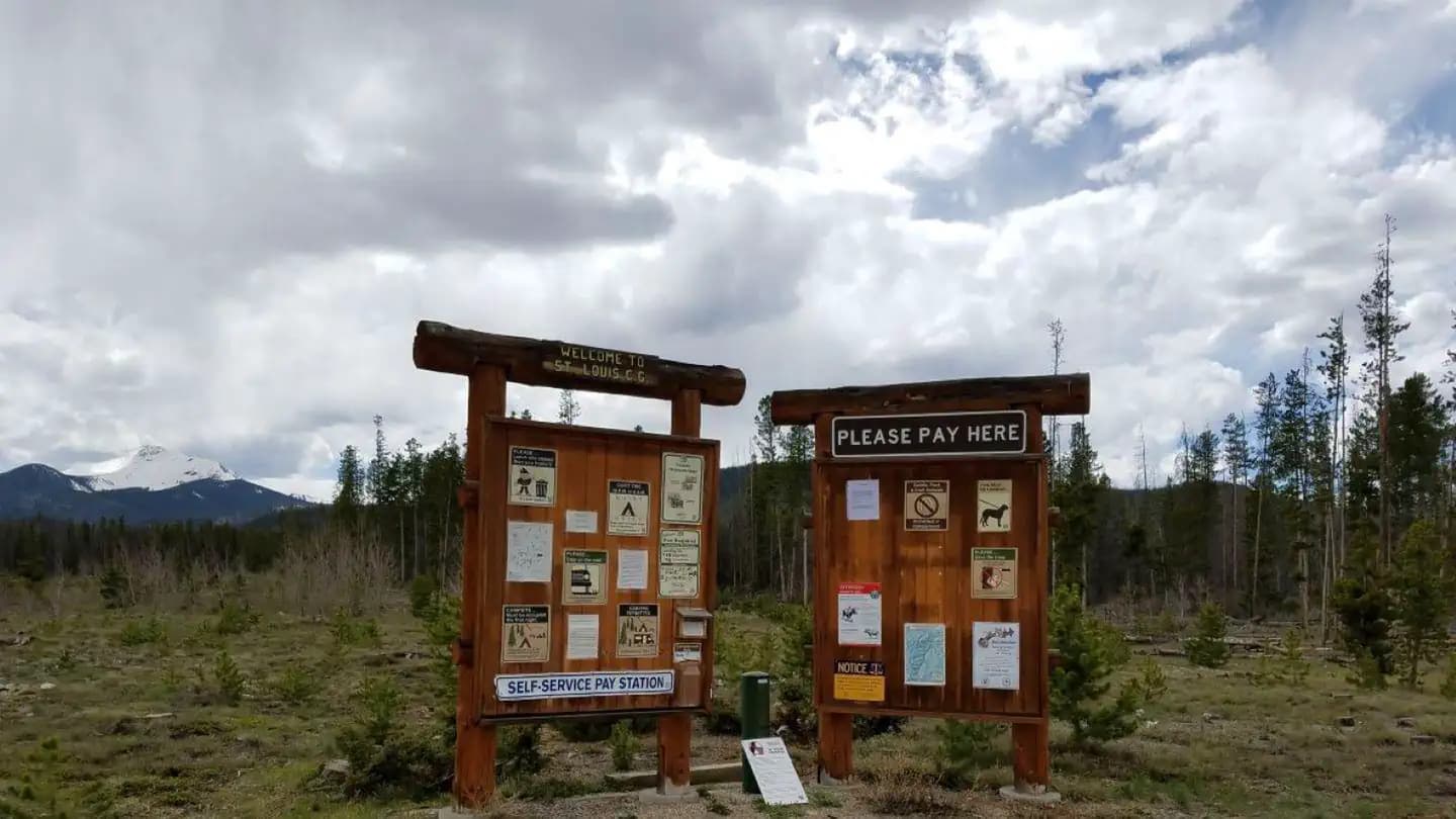 St. Louis Creek Campground in Colorado
