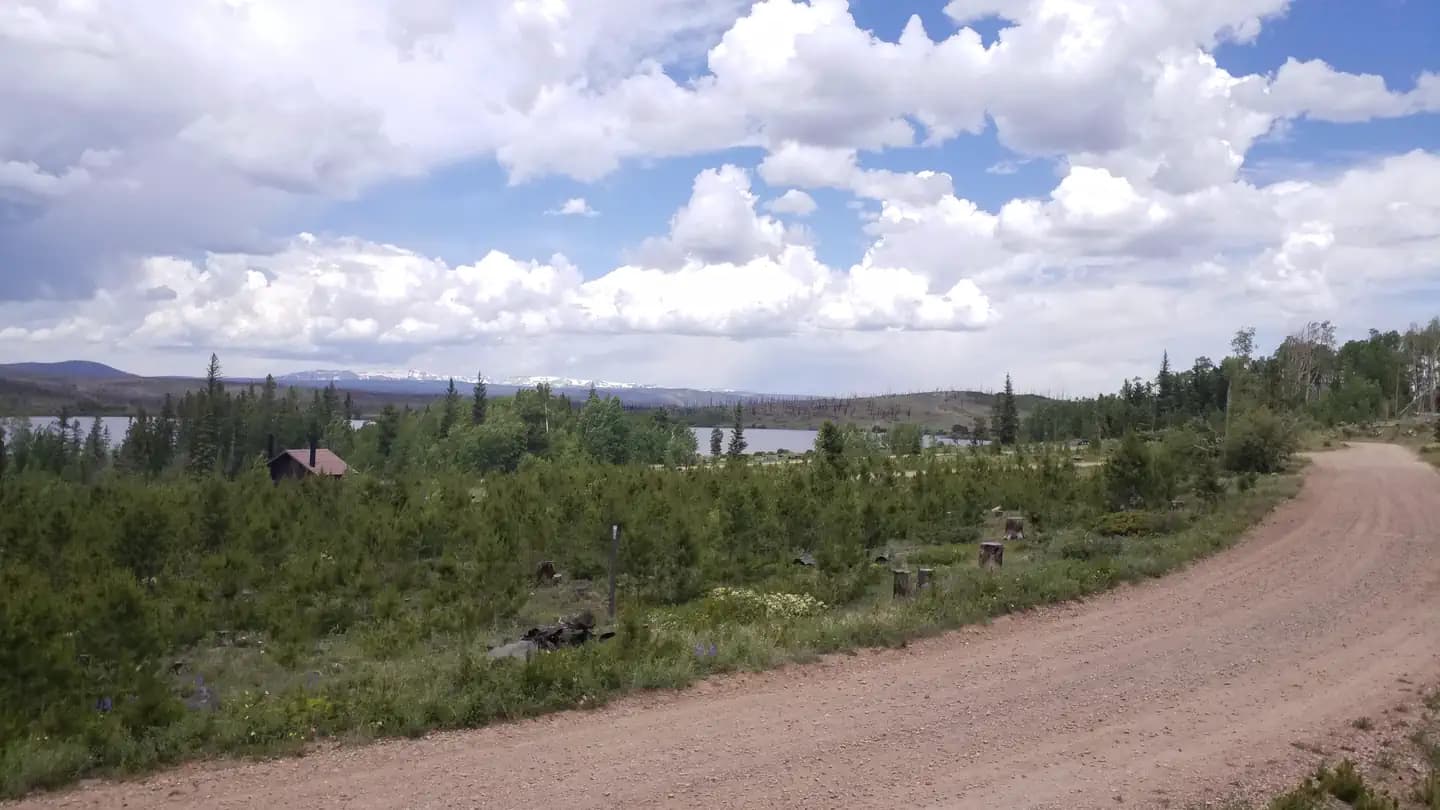 Lake Owen campground in Wyoming