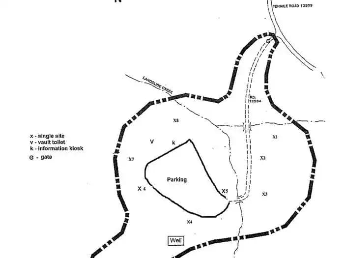 LANDSLIDE campground in US
