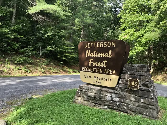 CAVE MOUNTAIN LAKE FAMILY CAMP campground in Virginia