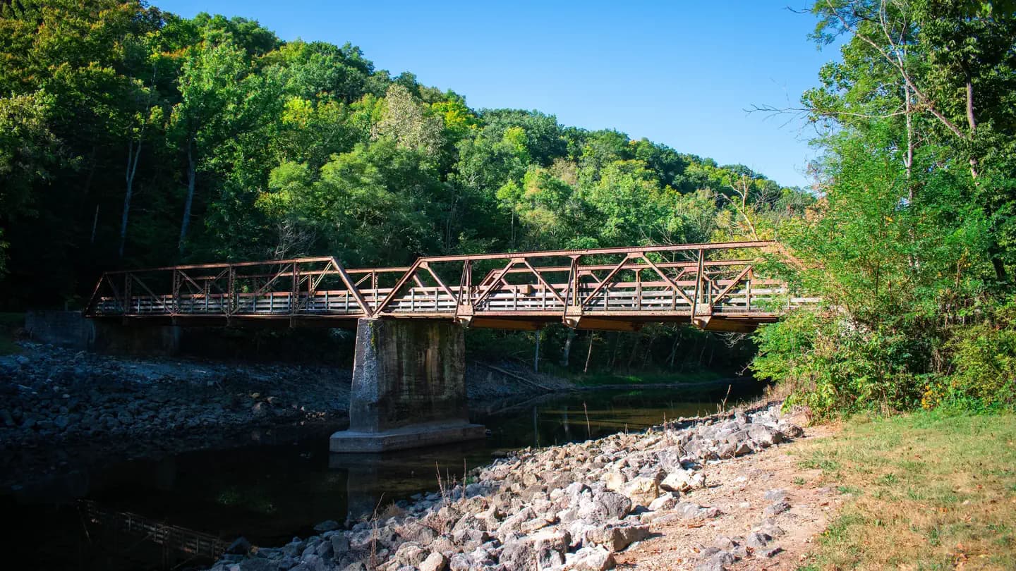 Caesar Creek Lake campground in Ohio