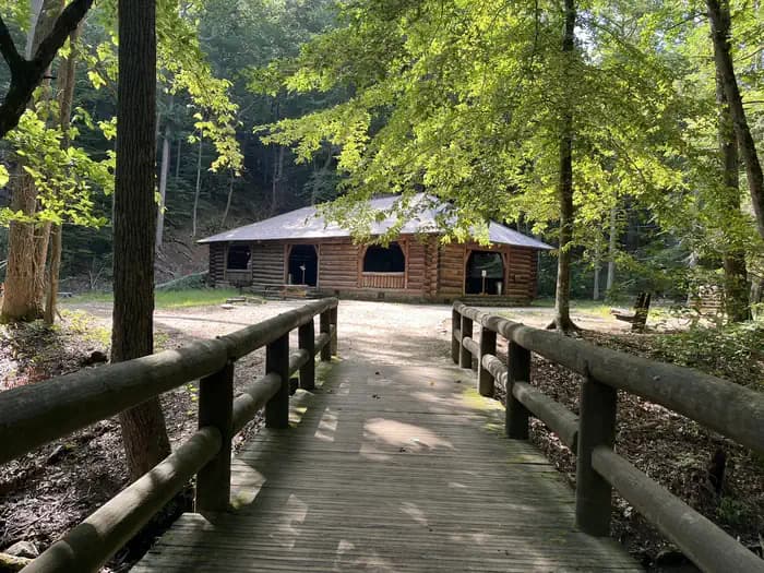 CAVE MOUNTAIN LAKE GROUP PICNIC SHELTER campground in Virginia