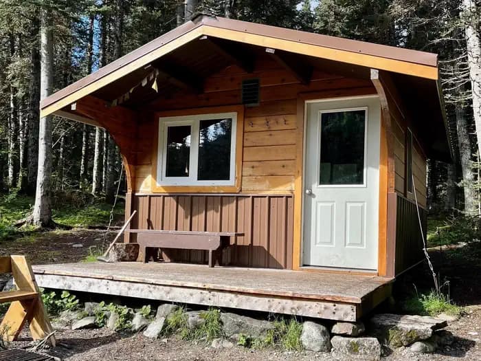 LAUGHTON GLACIER CABIN campground in Alaska