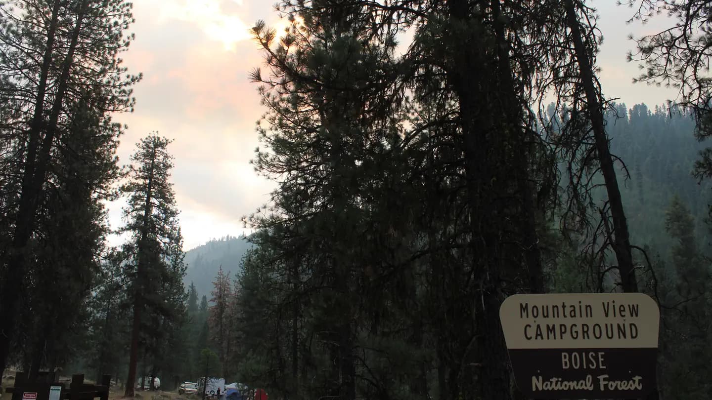 MOUNTAIN VIEW campground in Idaho