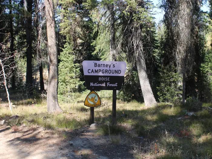 Barneys Campground (Boise National Forest, ID) campground in Idaho