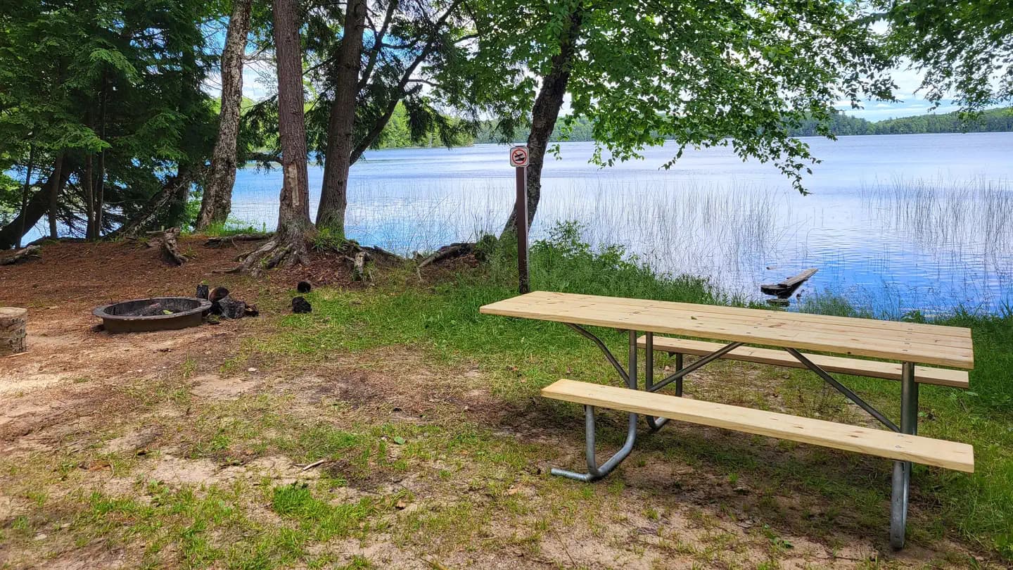 Bass Lake Campsite campground in Michigan