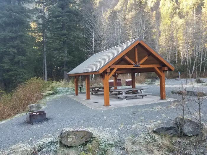 Sawmill Creek Picnic Shelter campground in Alaska