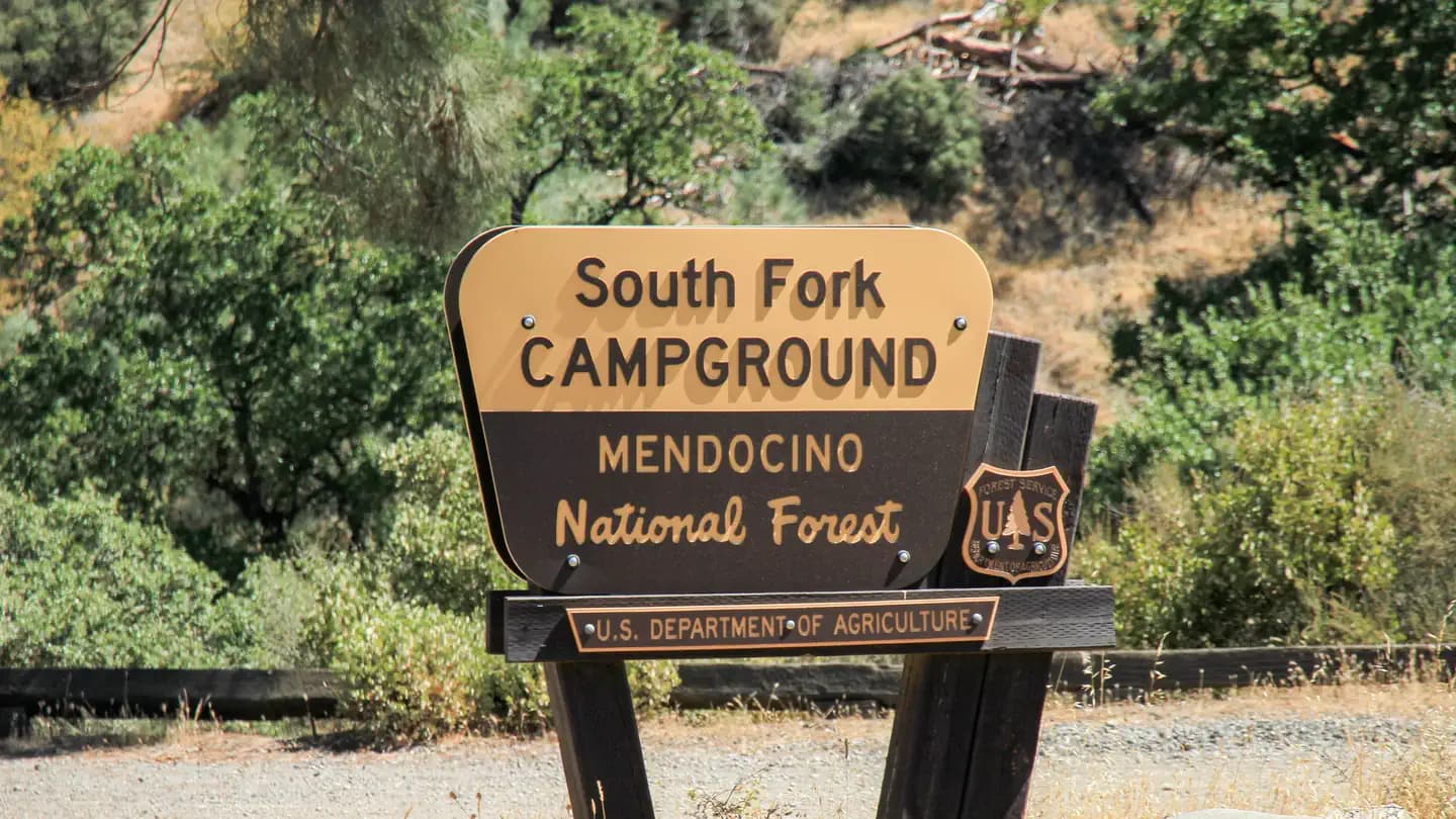 South Fork Campground - Mendocino National Forest campground in California