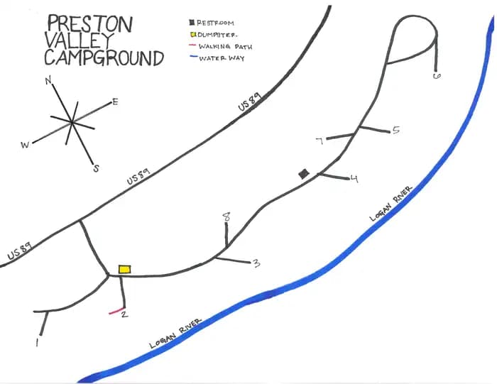 Preston Valley Campground in Utah