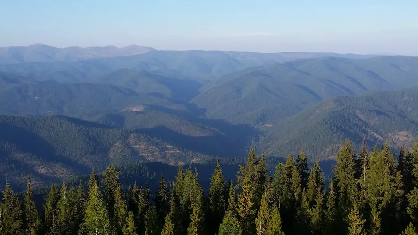 UP UP LOOKOUT campground in Montana