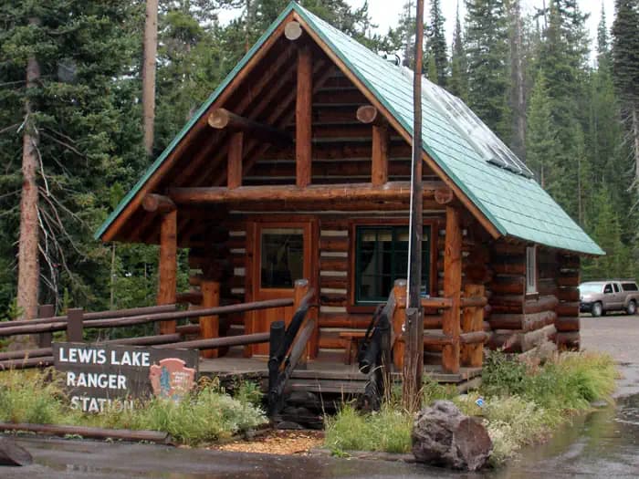 Lewis Lake Campground in Wyoming