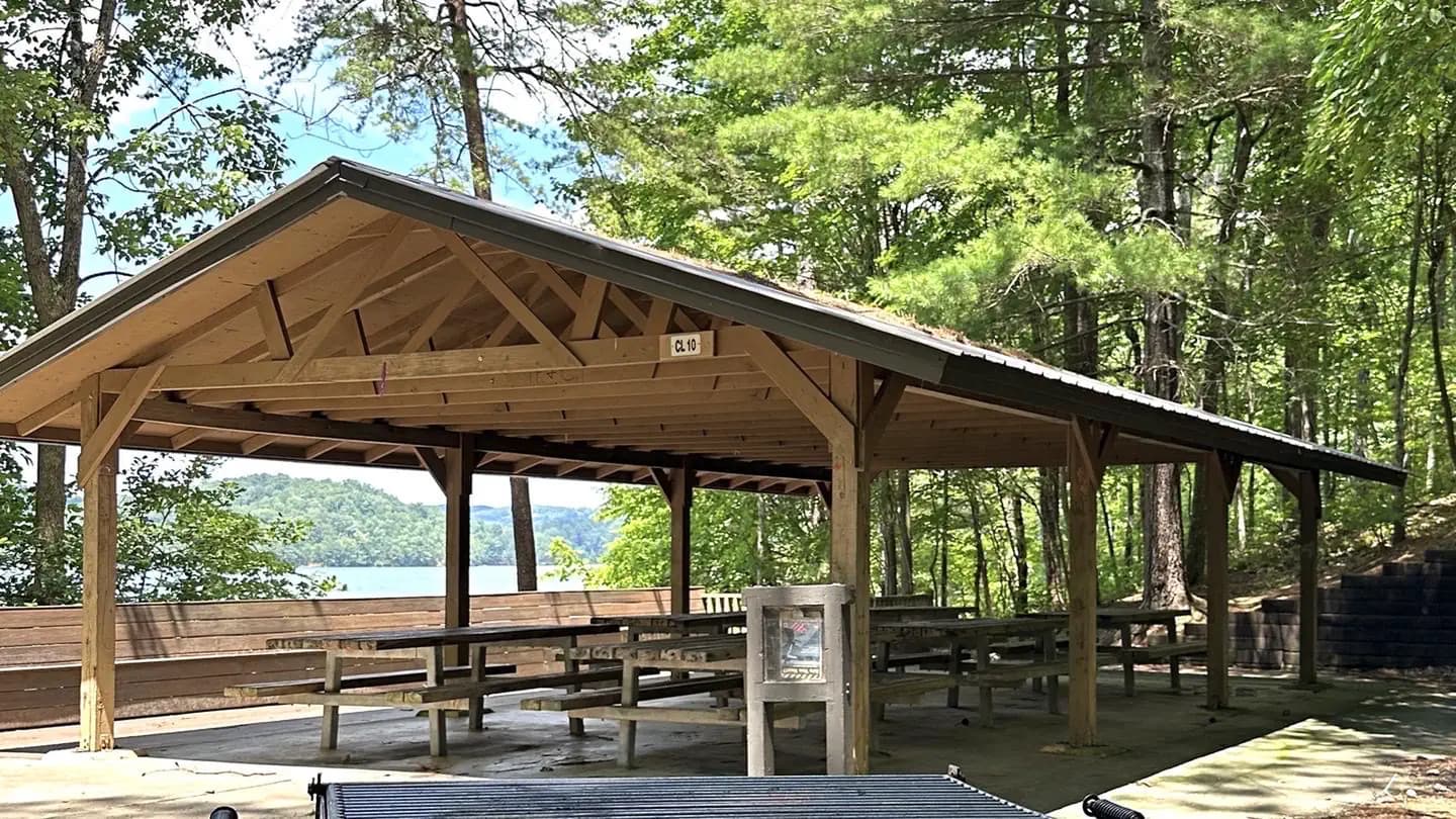 DAMSITE DAY USE AREA SHELTER campground in Georgia