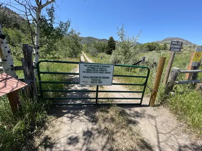 MALAD SUMMIT GUARD STATION campground in Idaho