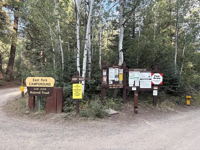 East Fork Campground (San Juan NF - CO) campground in Colorado