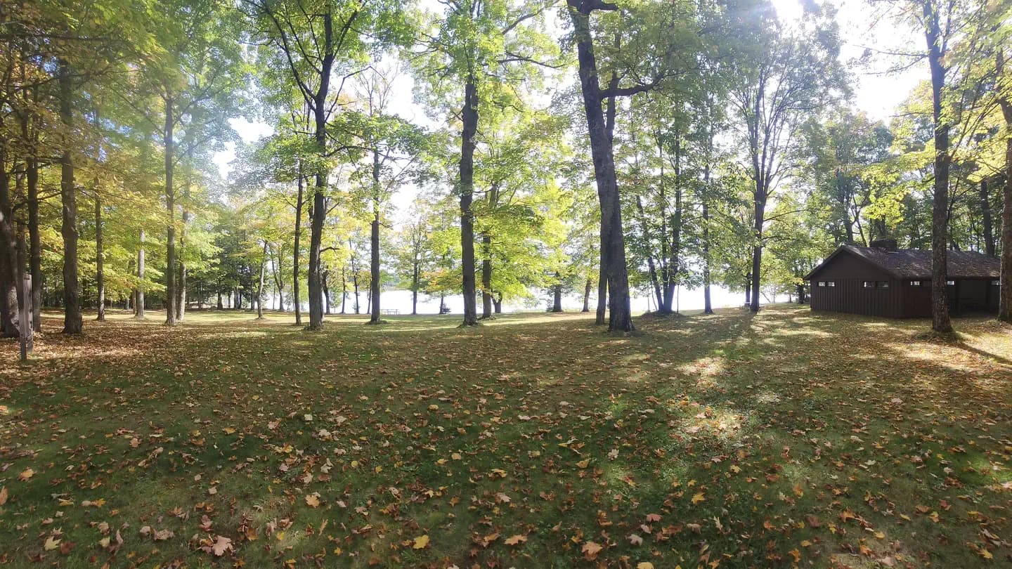 NAMEKAGON campground in Wisconsin